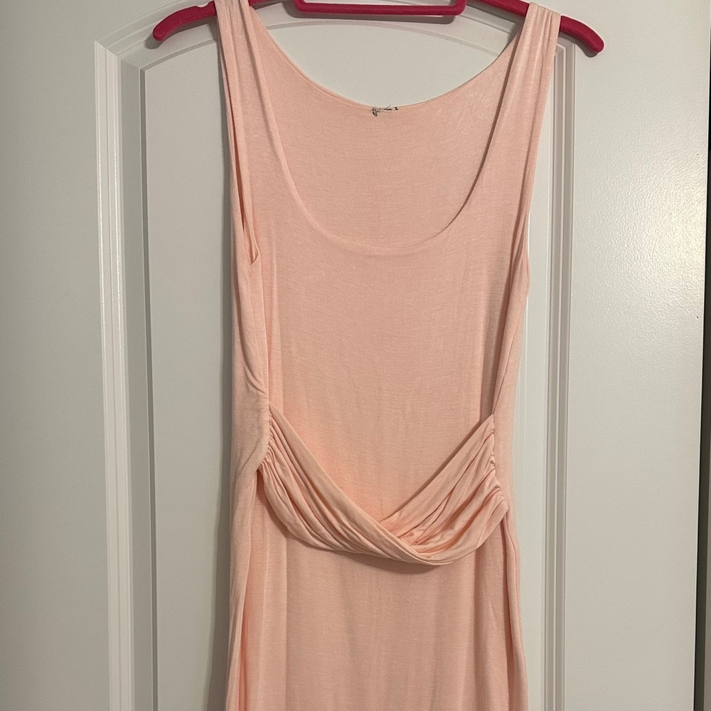 Size 2 Blush pink - Sexy Mama Maternity - Cross Bust Maternity Dress